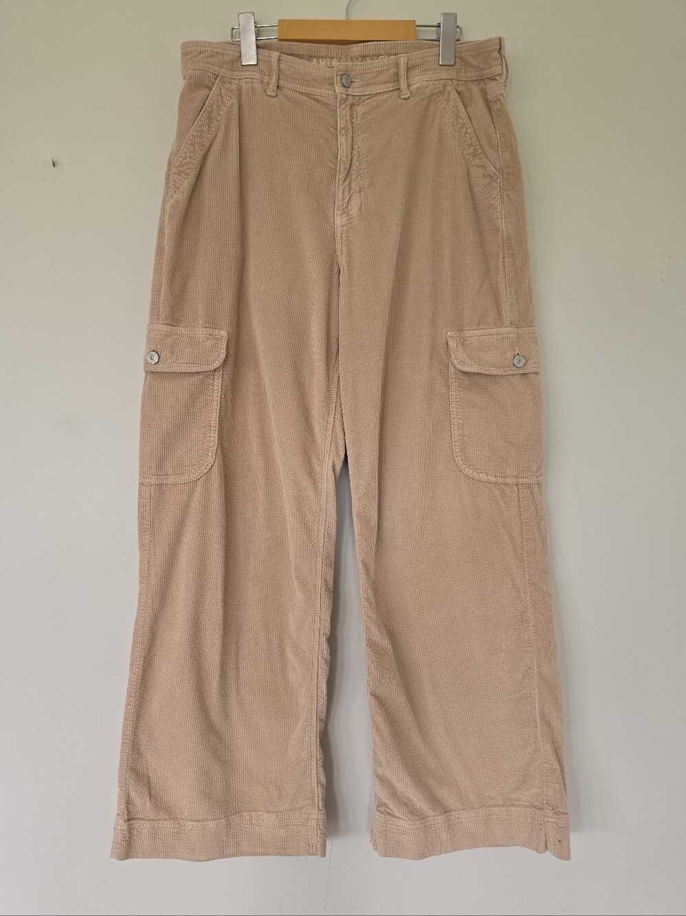 American Eagle Outfitters Women's Super High-rise Baggy Wide Leg Soft Cords